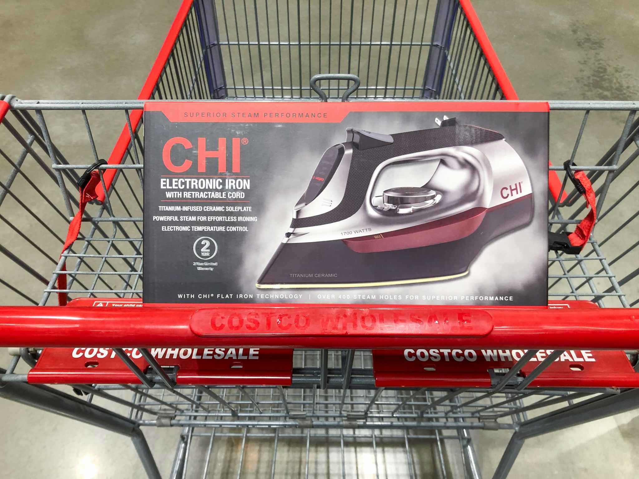 chi iron in a cart