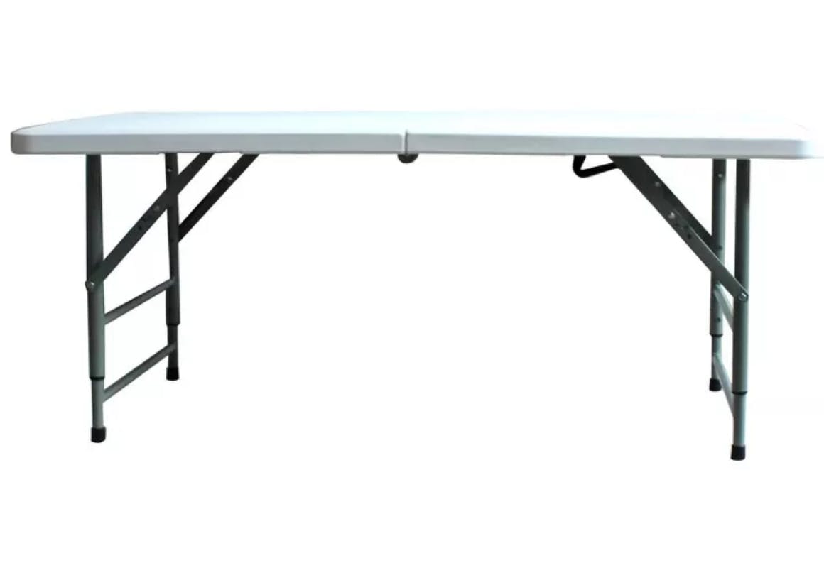 2 Plastic Dev Group Folding Banquet Tables