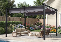 Polar Aurora Pergola With Canopy