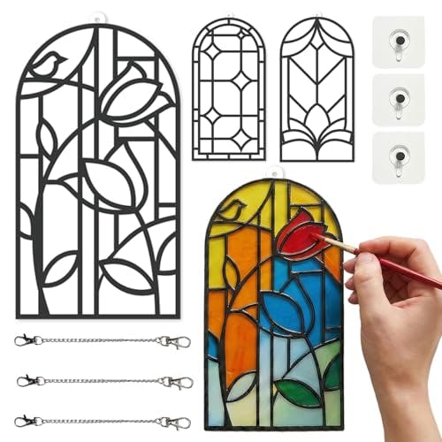 DIY Stained Glass Window Kit