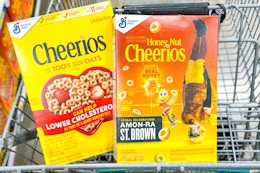 general mills cereal in shopping cart