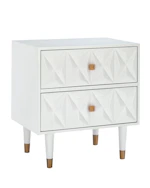 Coastal End Table with Storage