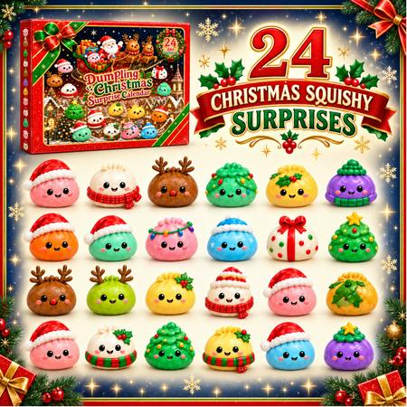 Christmas Squishies Advent Calendar