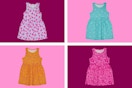 4 Wonder Nation Kids Play Dresses
