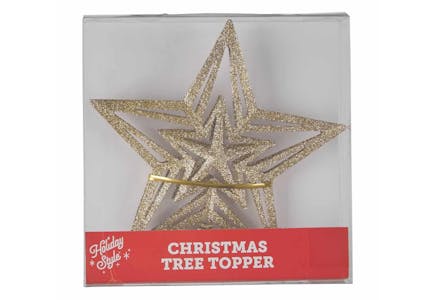 Holiday Style Christmas Tree Topper