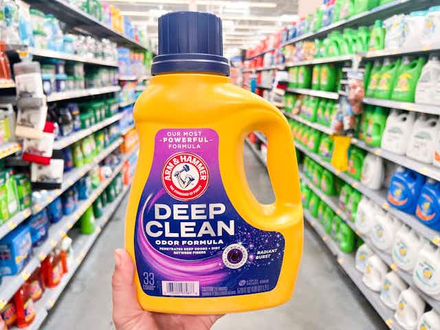 Save on Arm & Hammer Deep Clean Laundry Care at Walmart With Ibotta Rebate card image