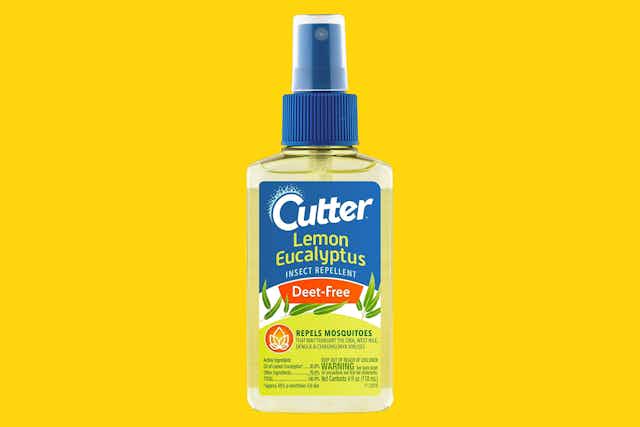 Cutter Lemon Eucalyptus Insect Repellent, Now $5.60 on Amazon card image