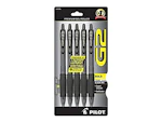 Pilot G2 Gel Pens 5-Pack