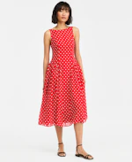Women's Drop-Waist Midi Dress