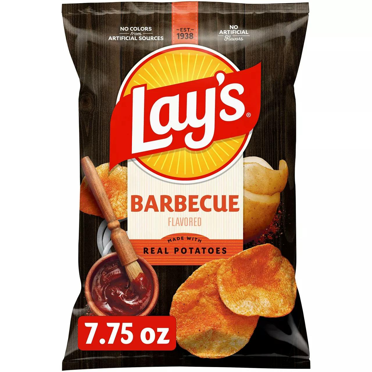 2 Lay's Potato Chip Bags