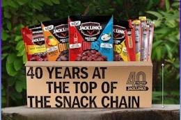 a box of Jack Links snacks