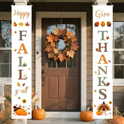 Thanksgiving Porch Banners