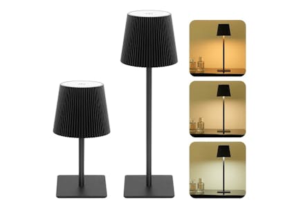 Cordless Table Lamp Set