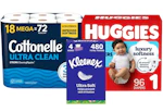1 Cottonelle + 1 Huggies + 1 Kleenex