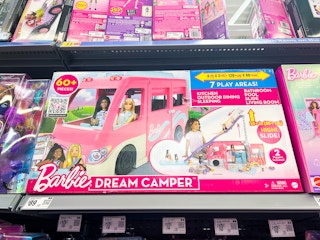 barbie-dream-camper on walmart shelf