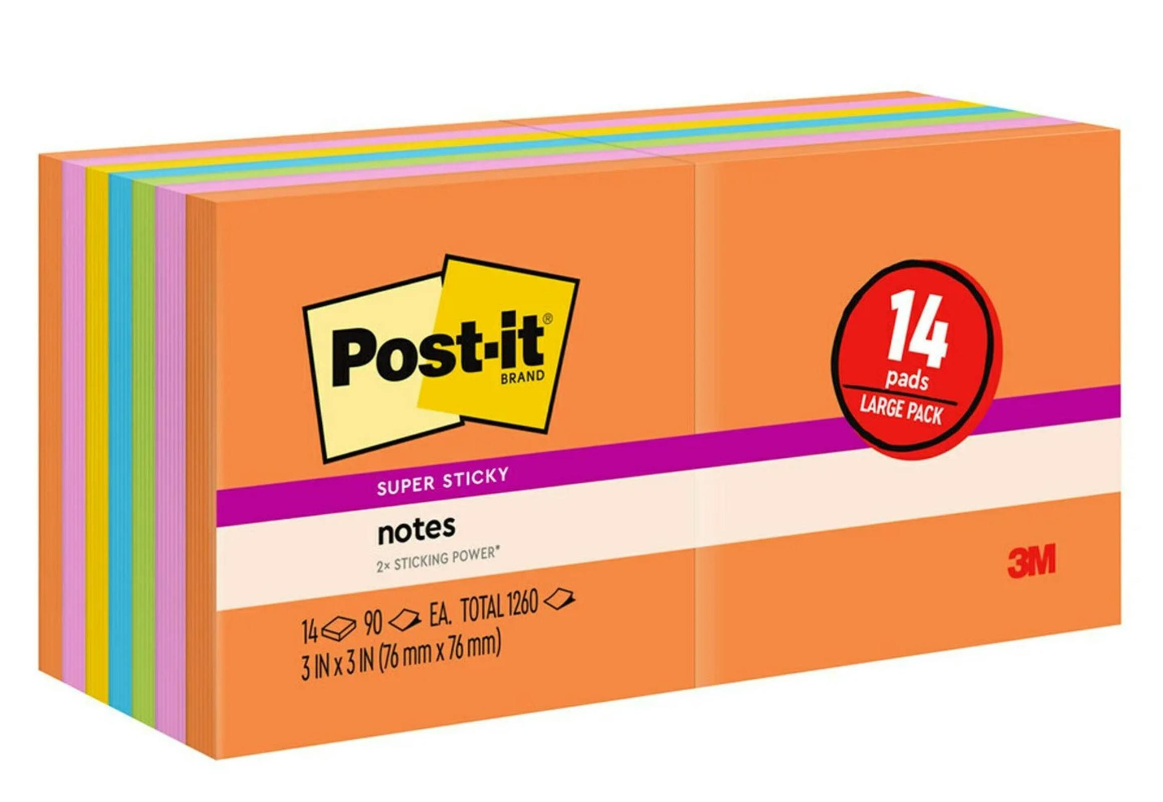 Post-it Super Sticky Notes