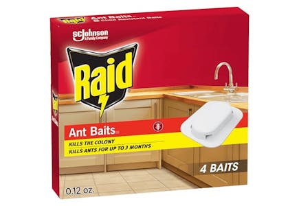 2 Raid Ant Killer Bait Packs