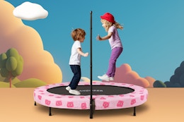 Kids' Double Mini Trampoline, Just $54 on Amazon (40% Off) card image