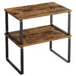 SONGMICS Cabinet Organizer Shelf