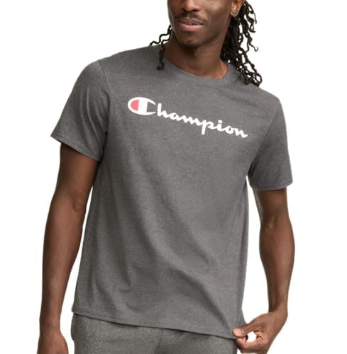 Champion Men's Script Logo Tee