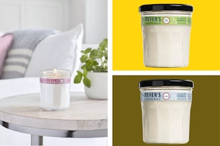 3 mrs meyer's holiday jar candles side by side