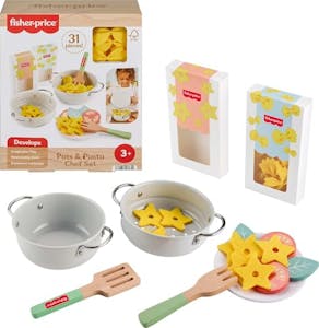 Fisher-Price Wood Pretend Cooking Set