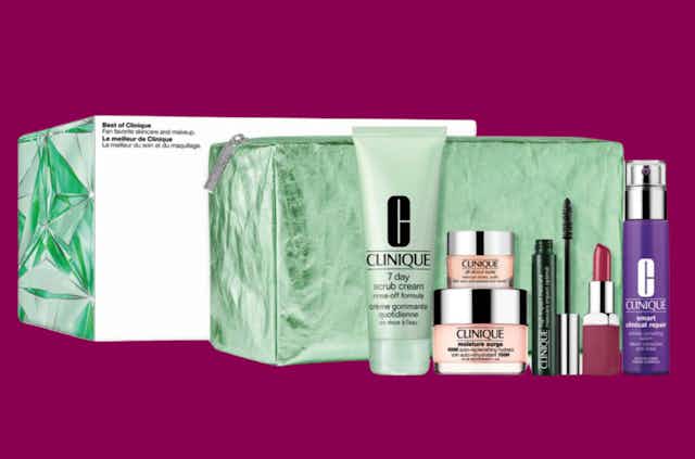 Clinique Beauty Set at HSN: 6 Full-Size Items for Just $55 (Reg. $260) card image