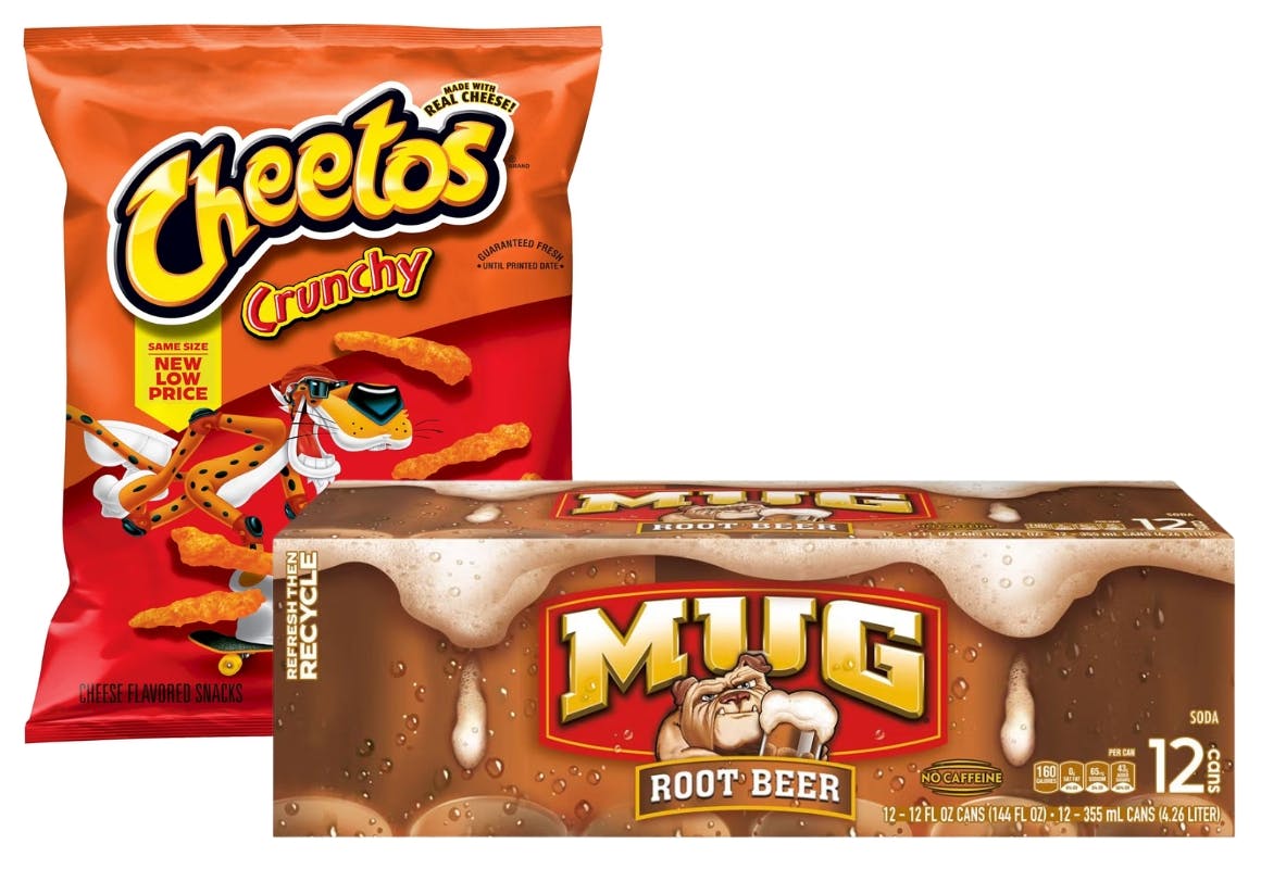 3 Mug + 4 Cheetos Items