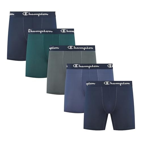 Champion Men's Boxer Briefs 5-Pack