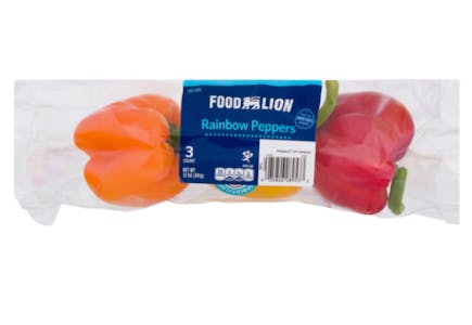 Food Lion Tri-Color Peppers Pack