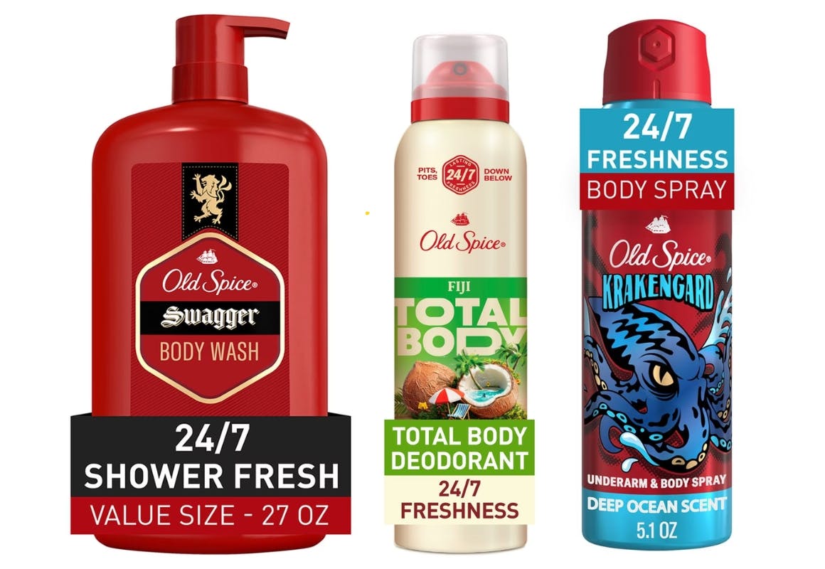 3 Old Spice Products