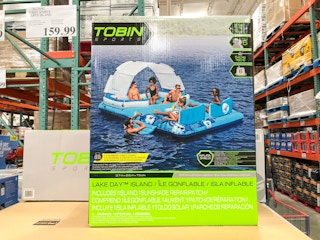 inflatable party island