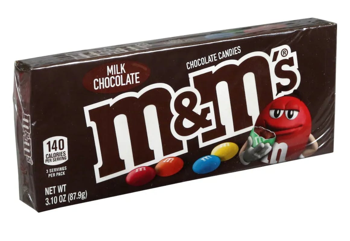 5 M&M's Candy Theater Boxes