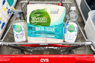 seventh generation household products in a cvs cart