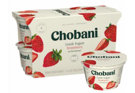 Chobani Greek Yogurt 4-Pack