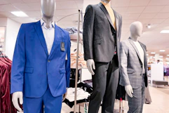 mens suits on mannequins at macys