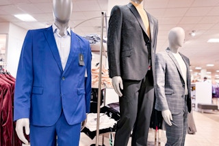 mens suits on mannequins at macys
