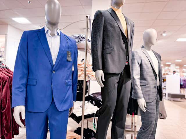 Men's Suits, as Low as $75 at Macy's — Today Only card image