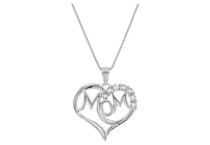 Brilliance Fine Jewelry "Mom" Necklace