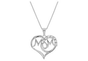 Brilliance Fine Jewelry "Mom" Necklace