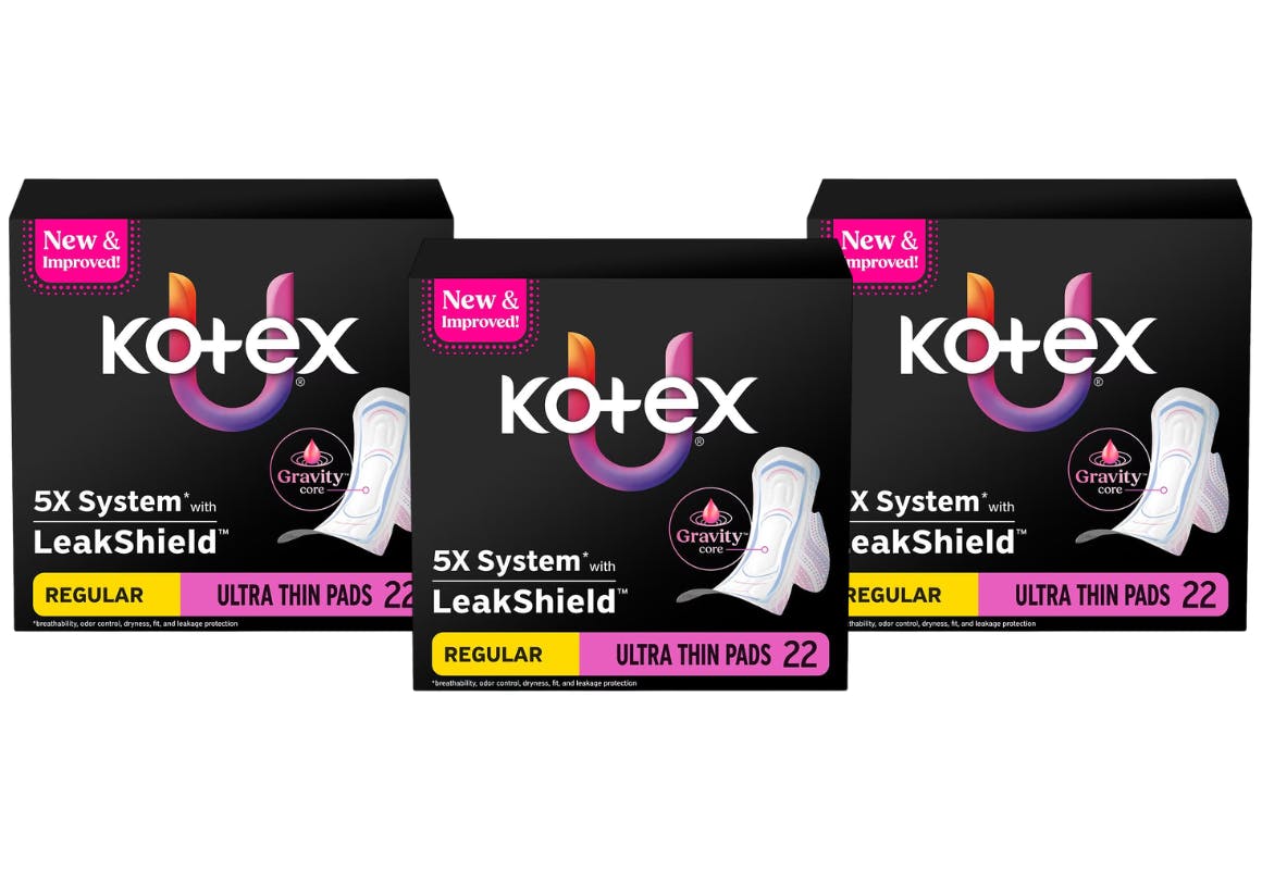 3 Kotex Products