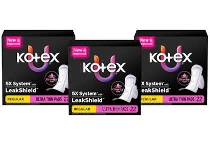 3 Kotex Products