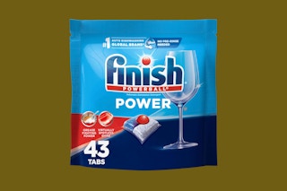 a pack of finish dishwasher pods