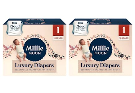 2 Millie Moon Diapers