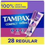2 Tampax Tampon Boxes