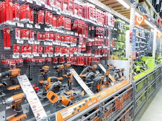 home depot power tool area