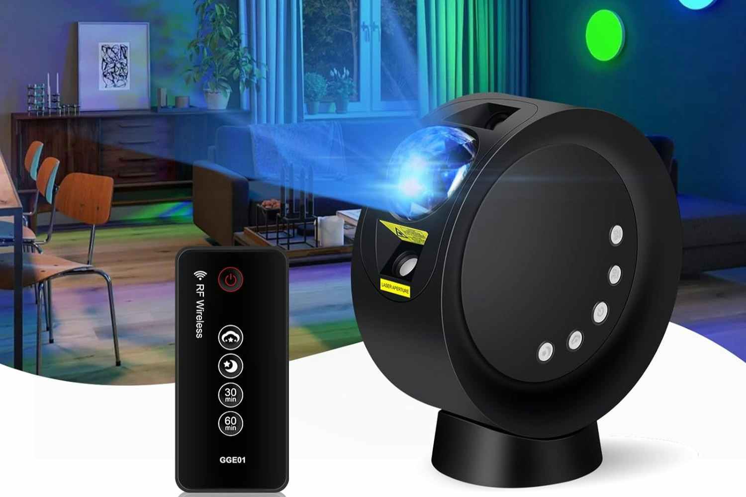 Galaxy Star Projector With Remote, Just $12 on Amazon