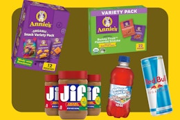 Snag Amazon Snack Deals on Annie's, Jif, Hawaiian Punch, and Other Favorites card image