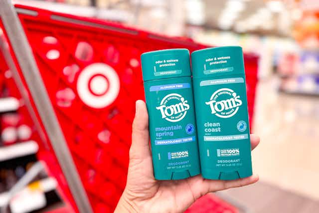 Easy Tom's of Maine Deodorant Deal: Only $3.79 at Target (Reg. $8) card image
