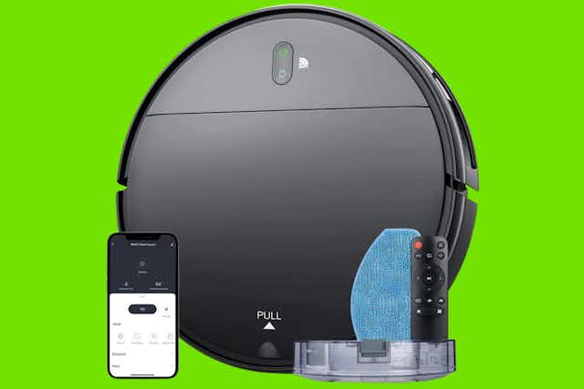 Open-Box Robot Vacuum and Mop Combo, Only $70 Shipped card image